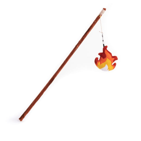 FabCat Happy Camper Teaser with Fire - Poudre Pet & Feed Supply 2